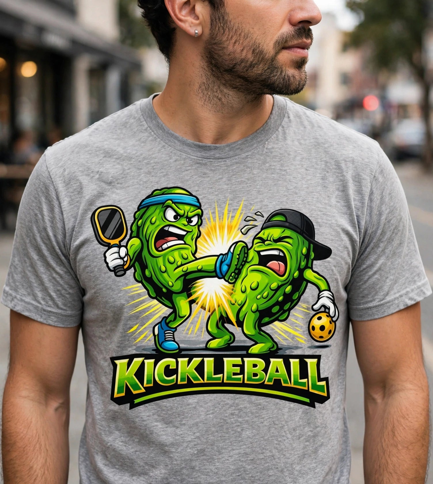 Kickleball Funny Pickleball T-Shirt