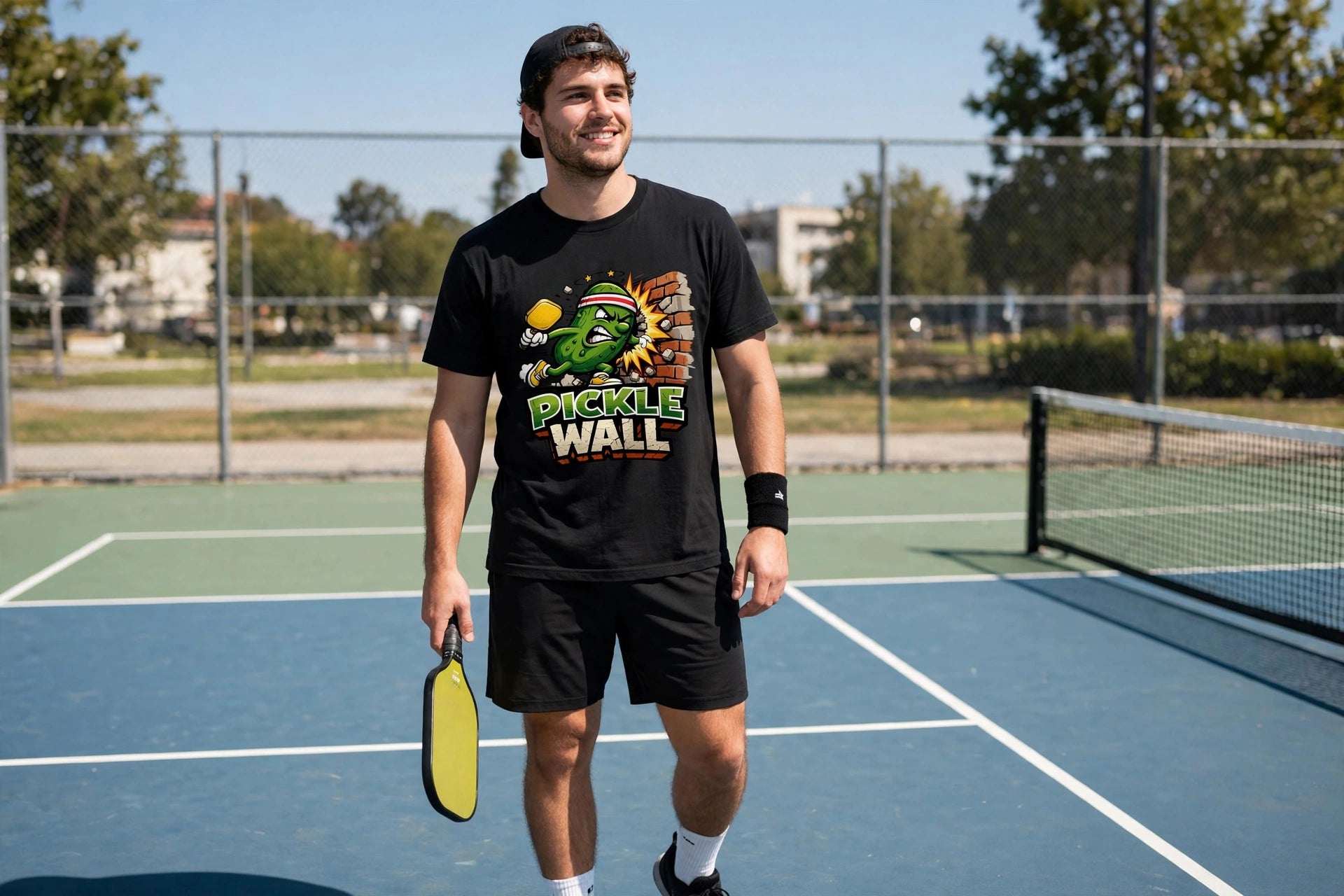 Pickle Wall Funny Pickleball T-Shirt