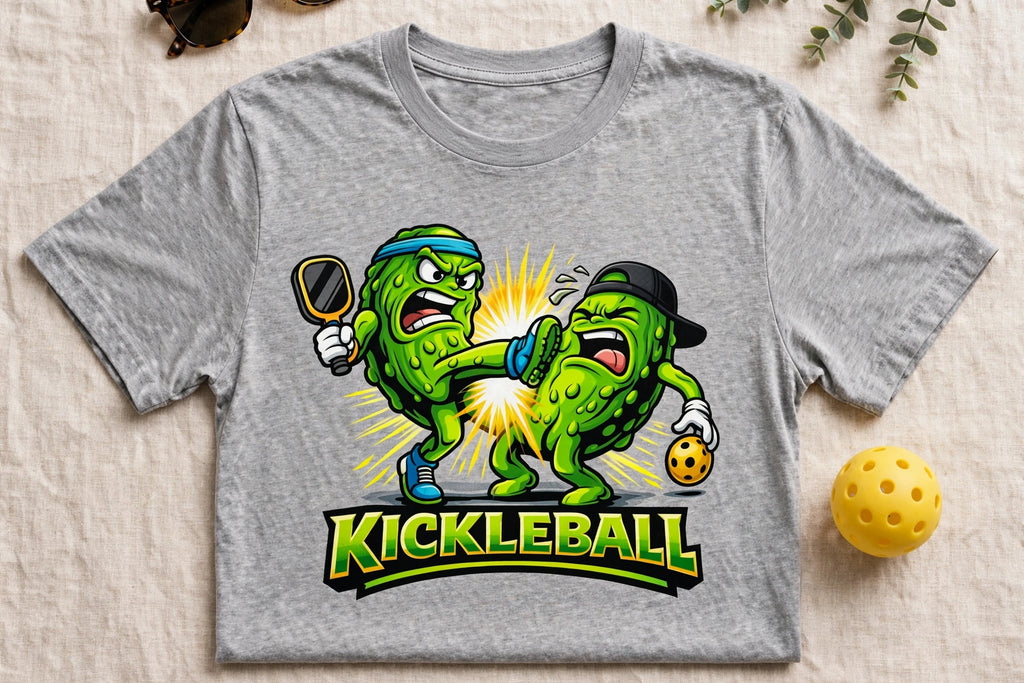 Kickleball Funny Pickleball T-Shirt