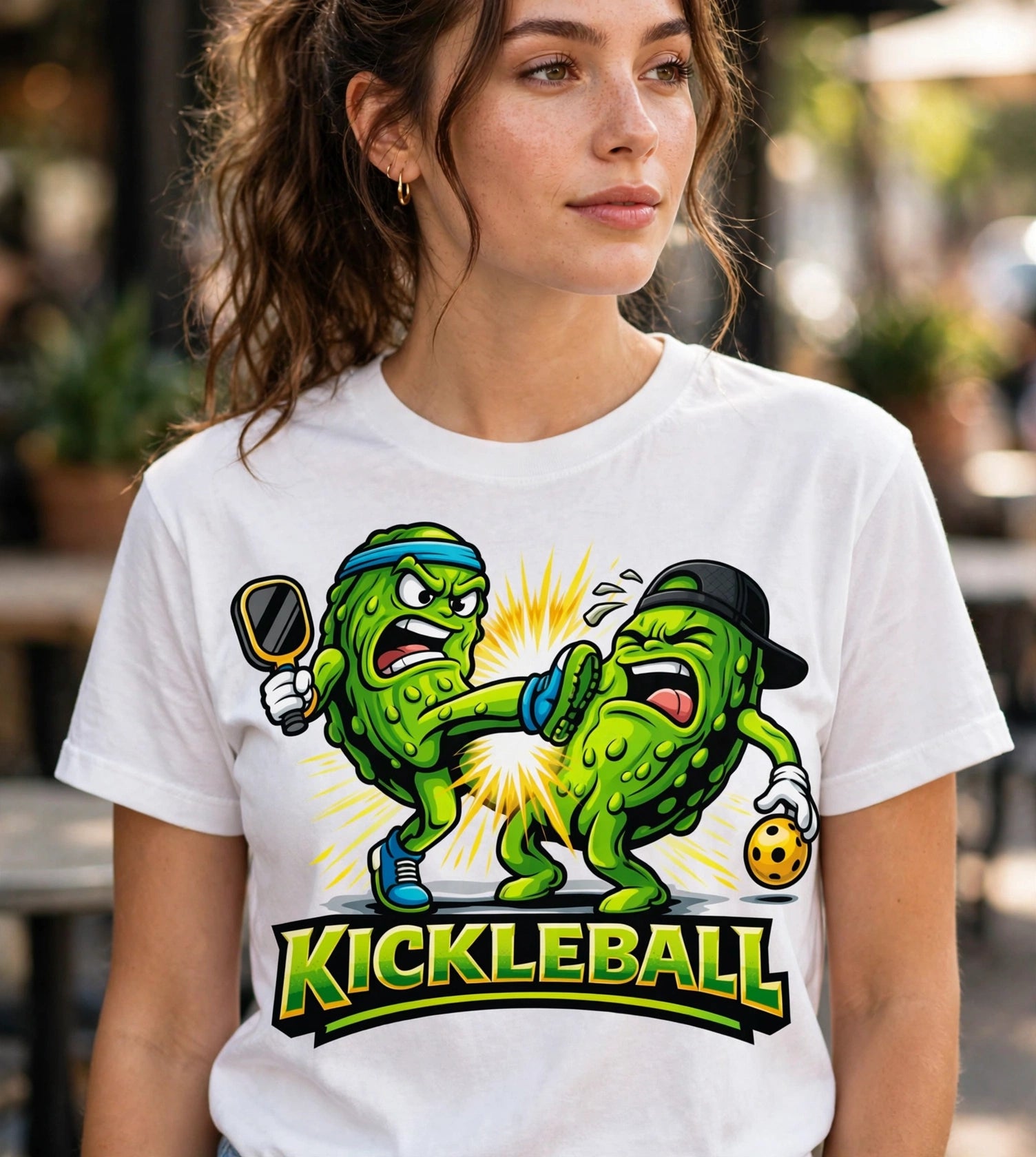 Kickleball Funny Pickleball T-Shirt
