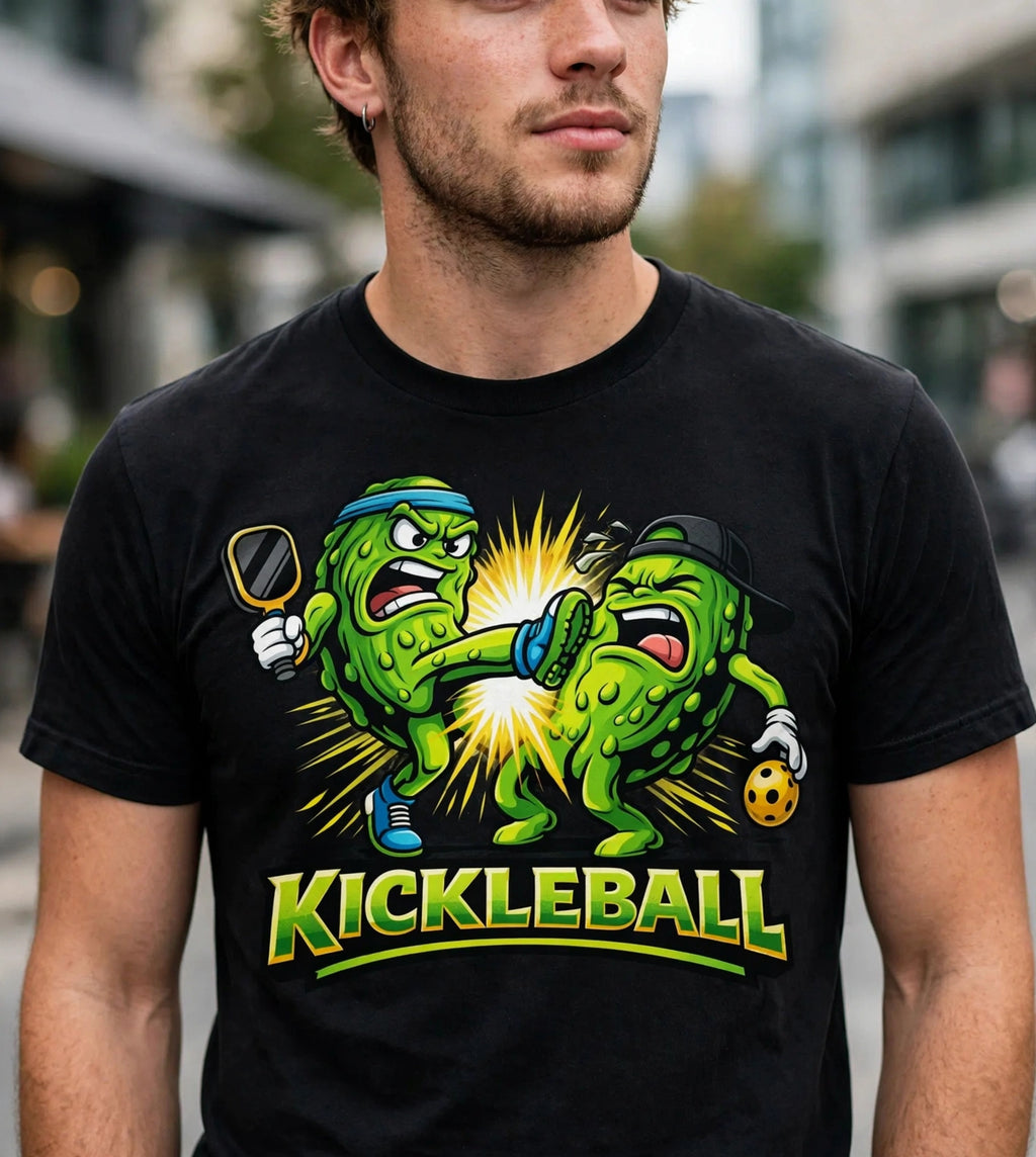 Kickleball Funny Pickleball T-Shirt