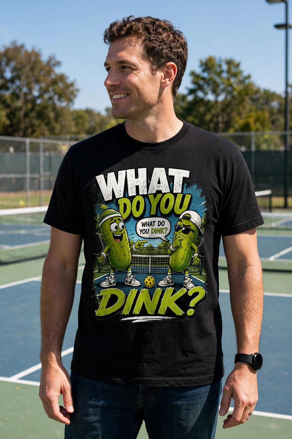 What Do You Dink?™ Funny Pickleball T-Shirt