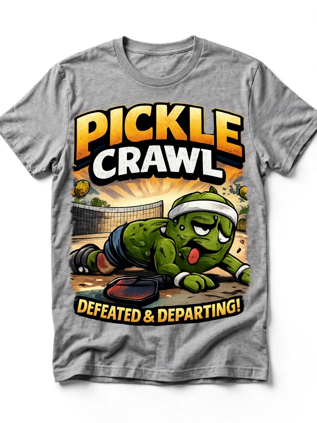 Pickle Crawl™ Funny Pickleball T-Shirt