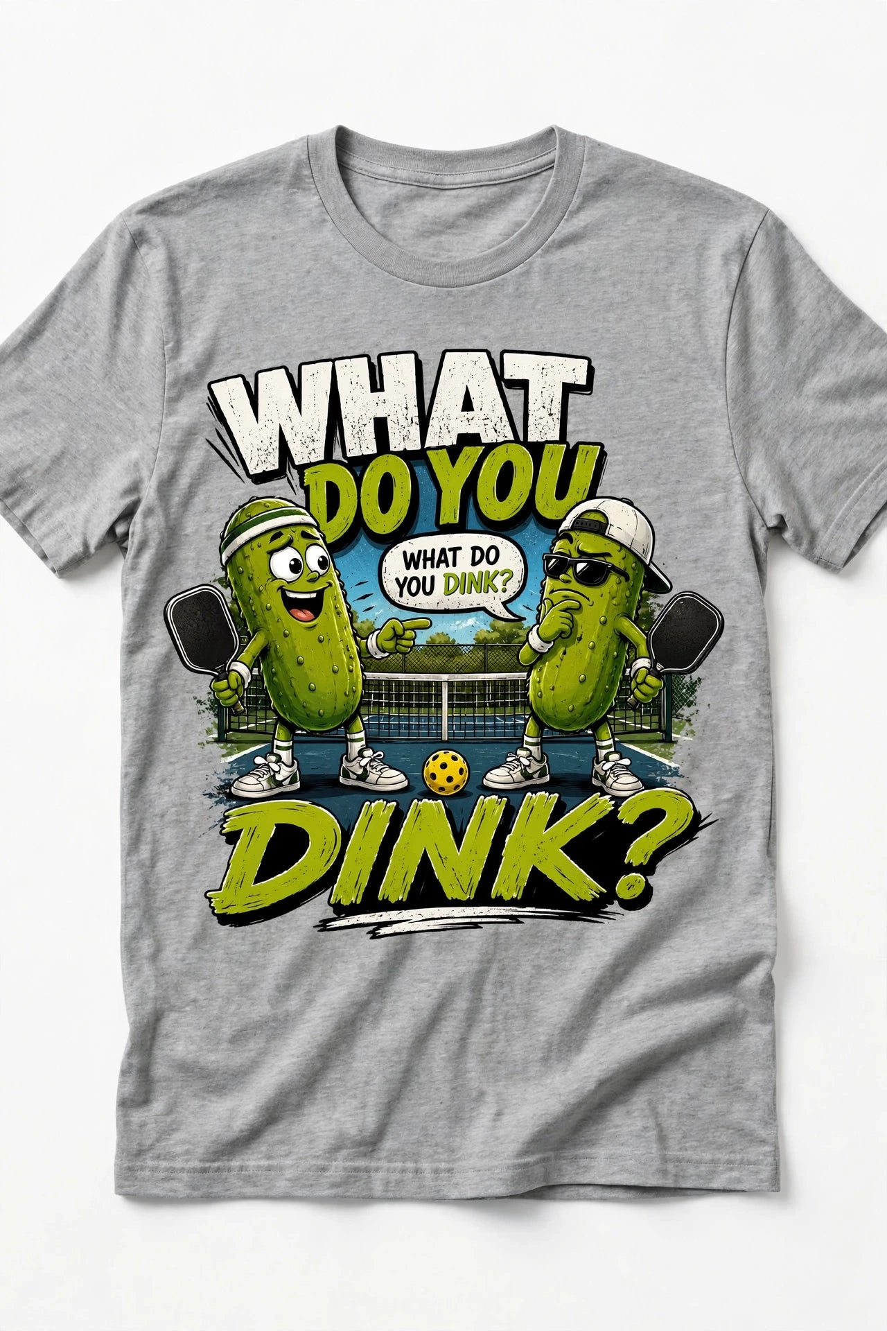 What Do You Dink?™ Funny Pickleball T-Shirt