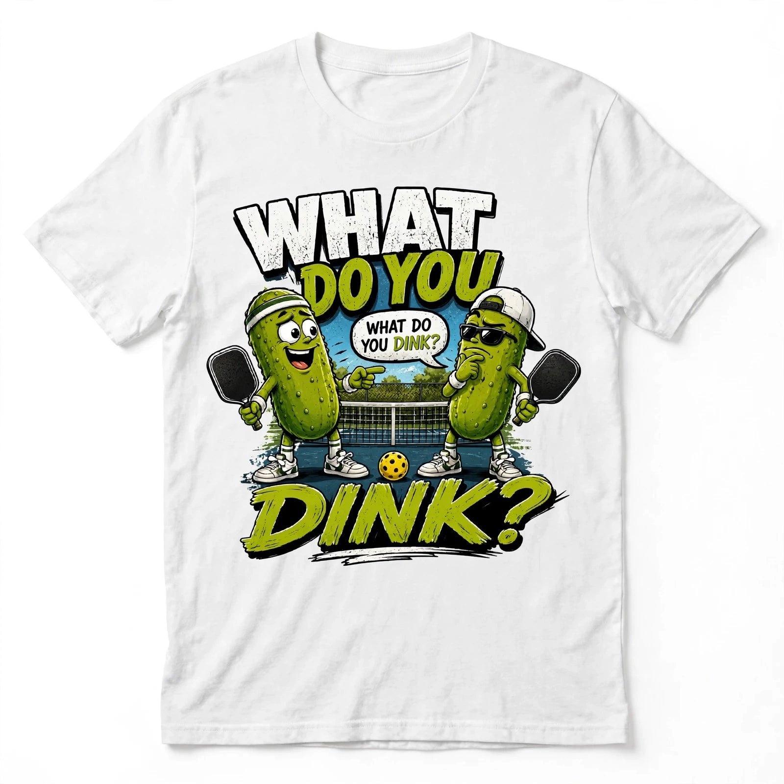 What Do You Dink?™ Funny Pickleball T-Shirt