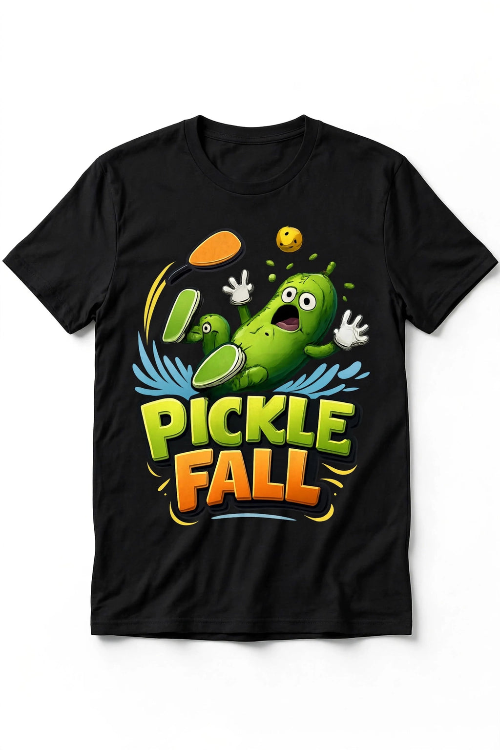 Pickle Fall Funny Pickleball T-Shirt