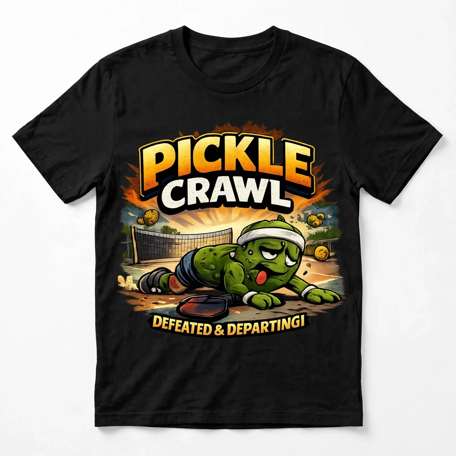 Pickle Crawl™ Funny Pickleball T-Shirt