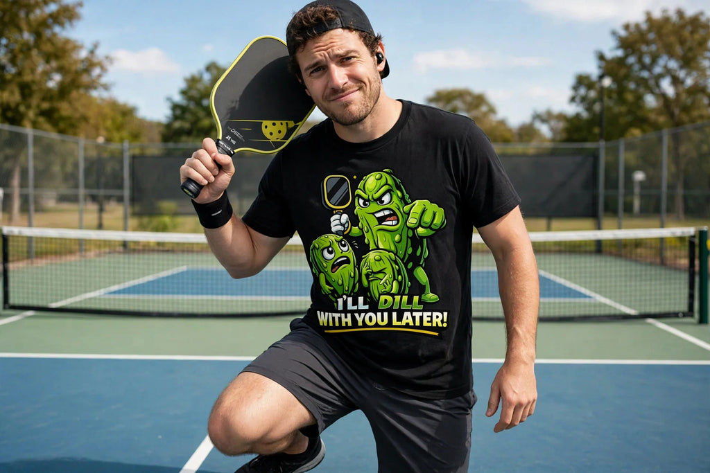 I'll Dill With You Later™ Funny Pickleball T-Shirt