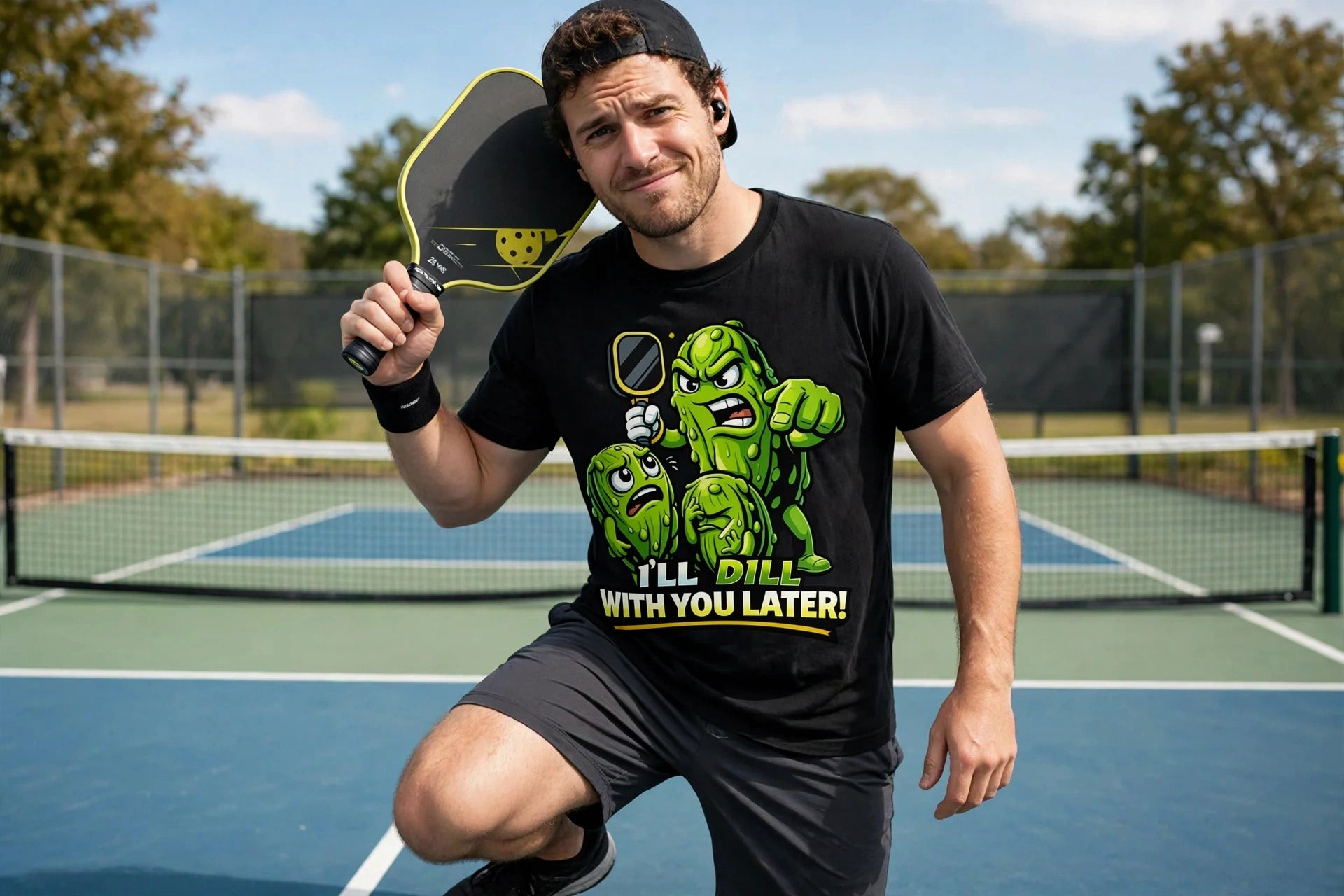 I'll Dill With You Later™ Funny Pickleball T-Shirt
