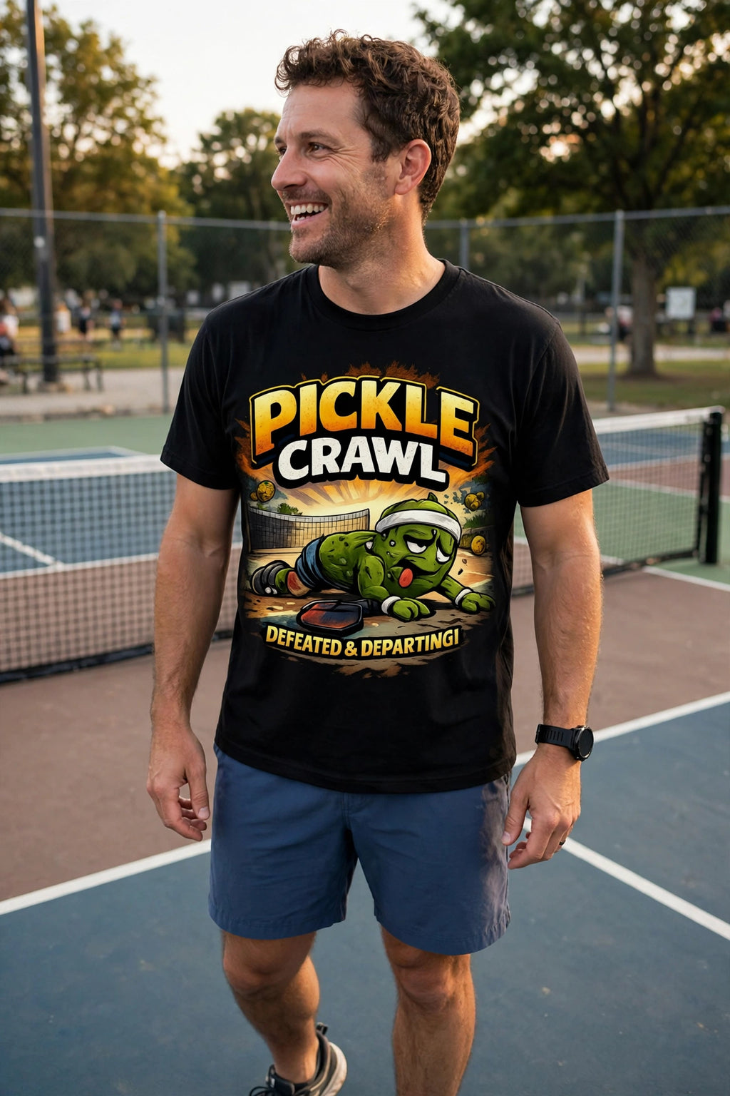 Pickle Crawl™ Funny Pickleball T-Shirt