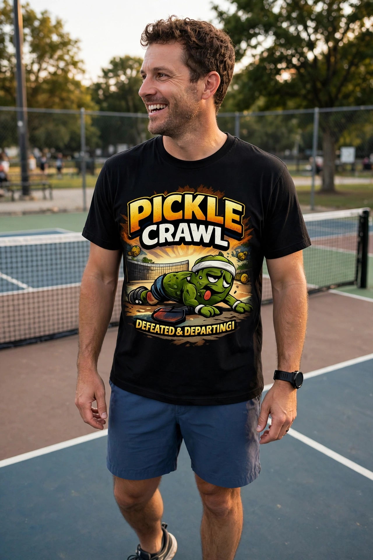Pickle Crawl™ Funny Pickleball T-Shirt