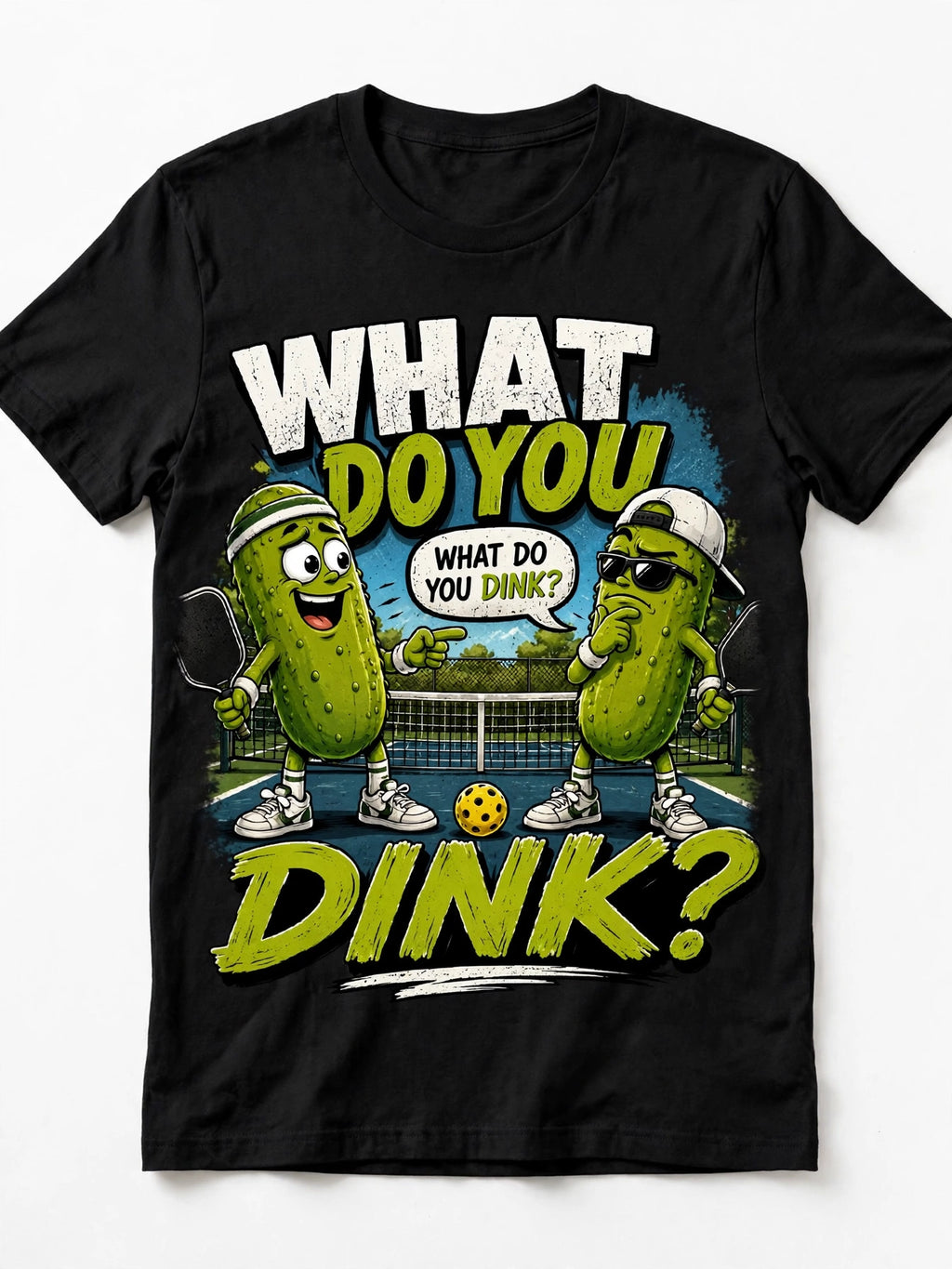 What Do You Dink?™ Funny Pickleball T-Shirt
