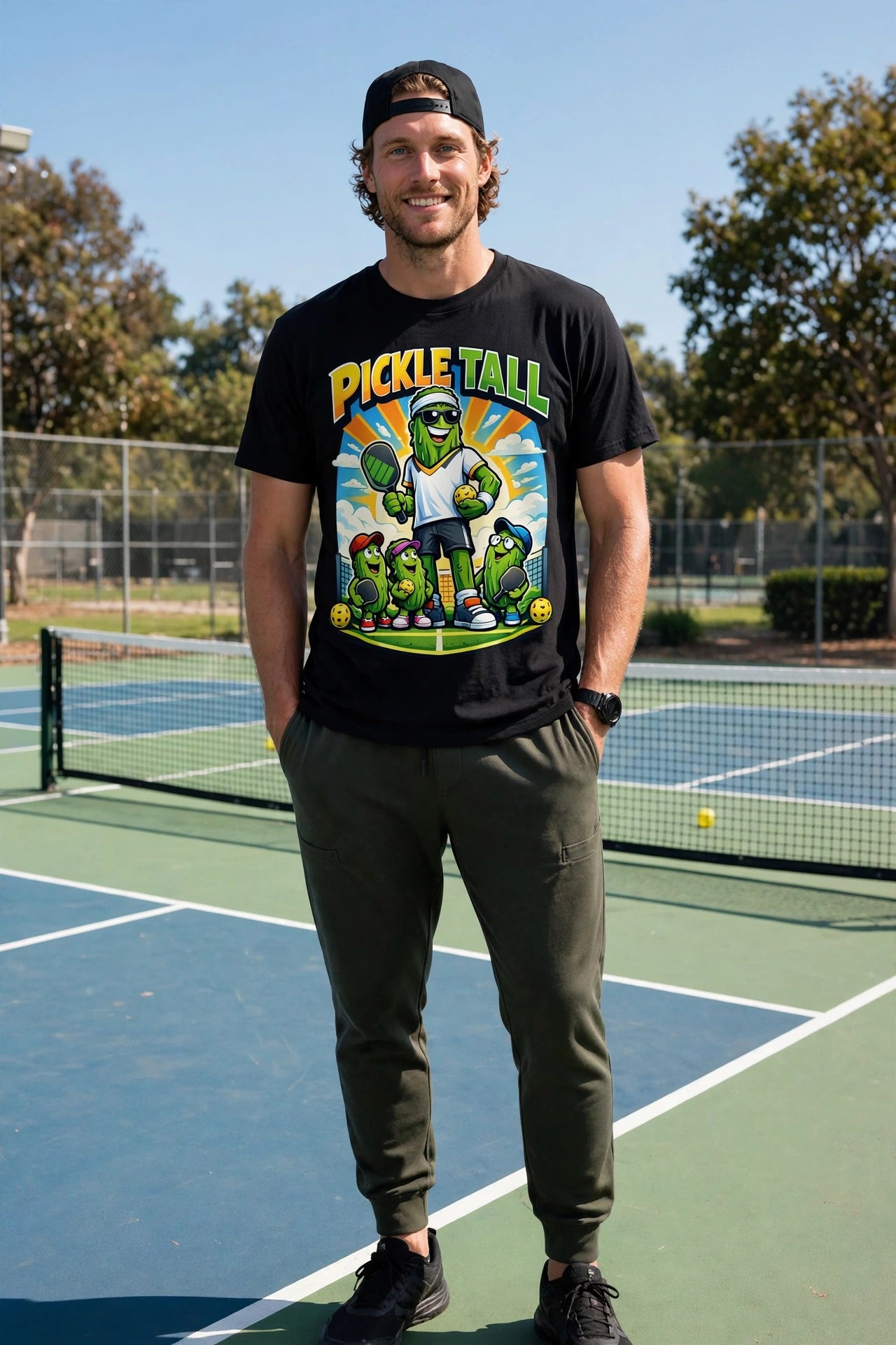 Pickle Tall™ Funny Pickleball T-Shirt
