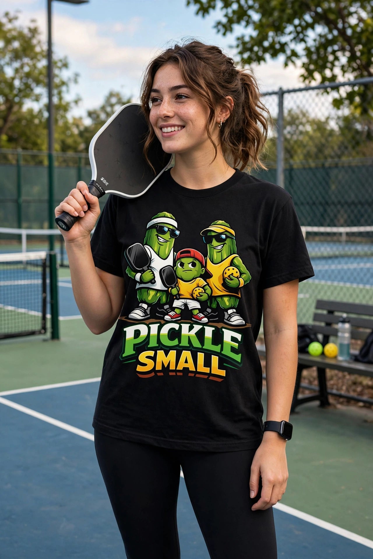 Pickle Small Funny Pickleball T-Shirt