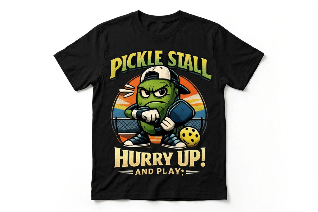 Pickle Stall™ Funny Pickleball T-Shirt