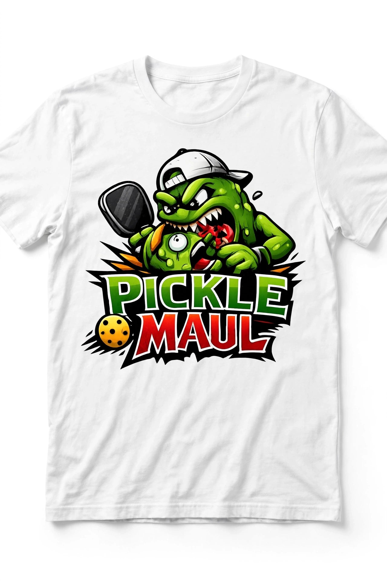 Pickle Maul Funny Pickleball T-Shirt