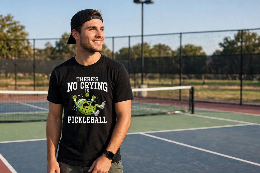 There's No Crying in Pickleball T-Shirt