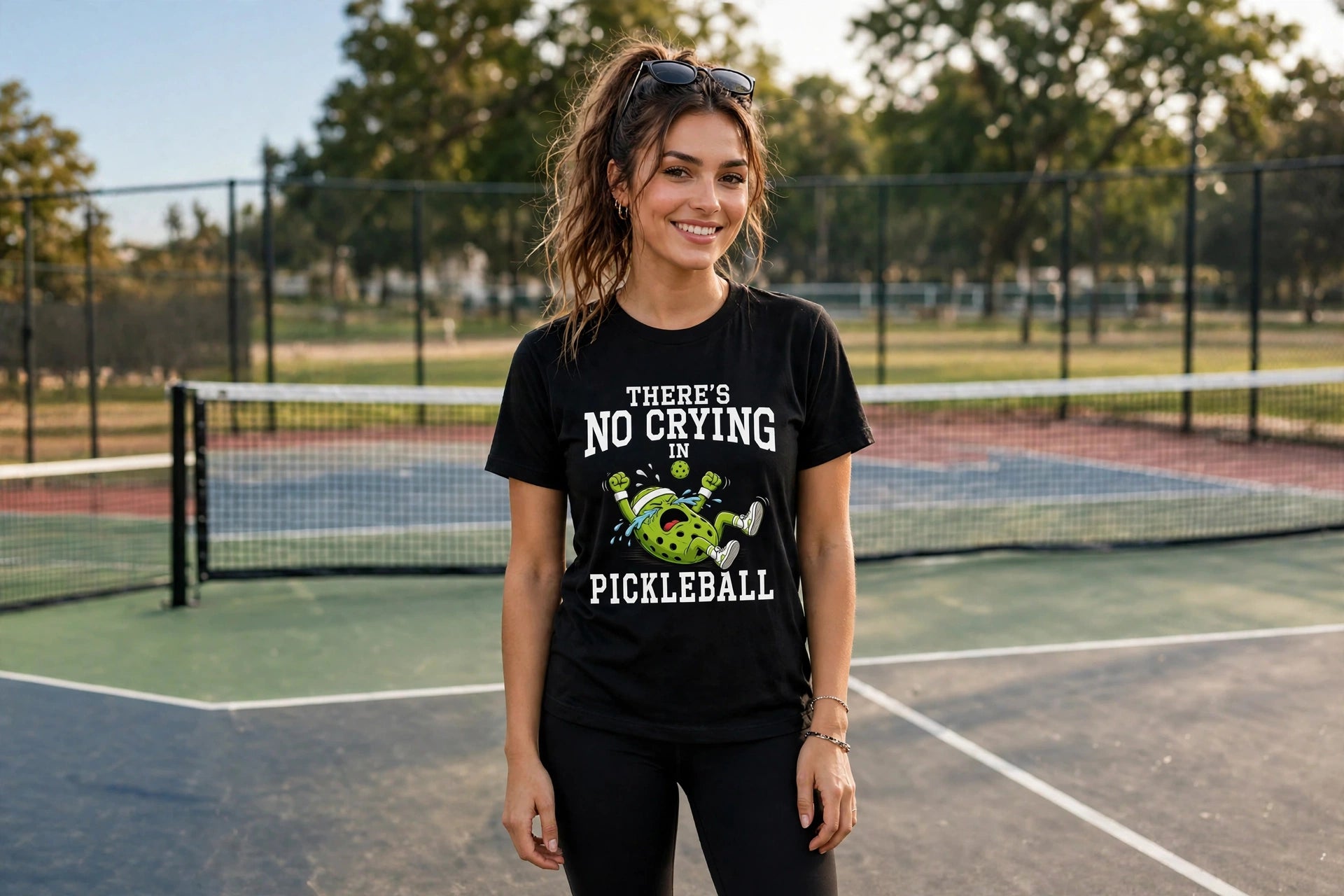 There's No Crying in Pickleball T-Shirt