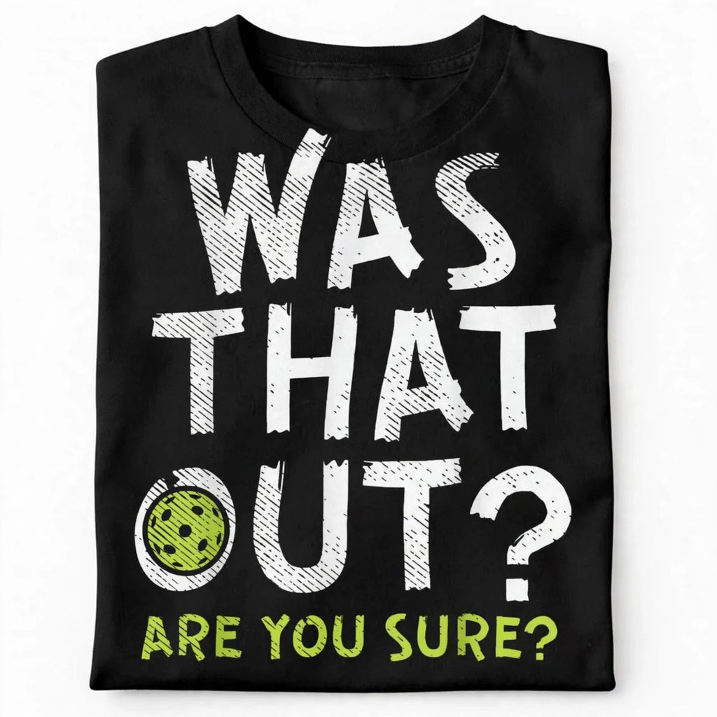 Was That Out? Are You Sure? Pickleball T-Shirt