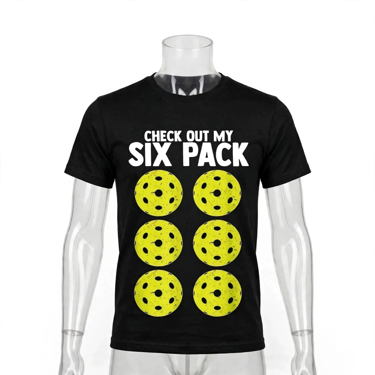 Check Out My Six Pack Pickleball T-Shirt