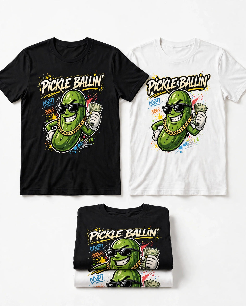 2026 Pickle Ballin’ Pickleball T-Shirt