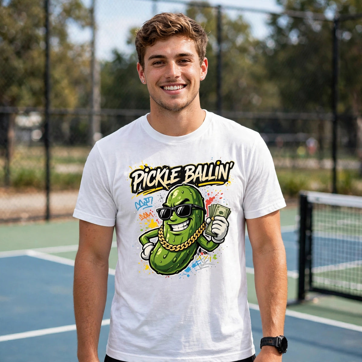2026 Pickle Ballin’ Pickleball T-Shirt