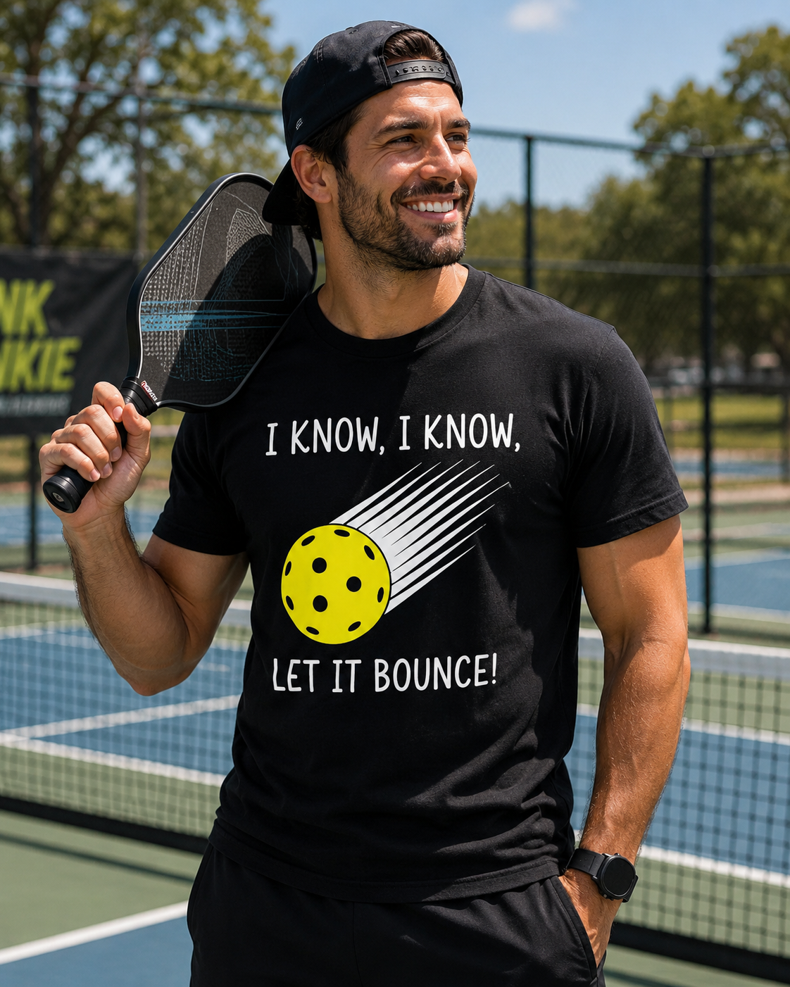 I Know, I Know… Let It Bounce! Pickleball T-Shirt