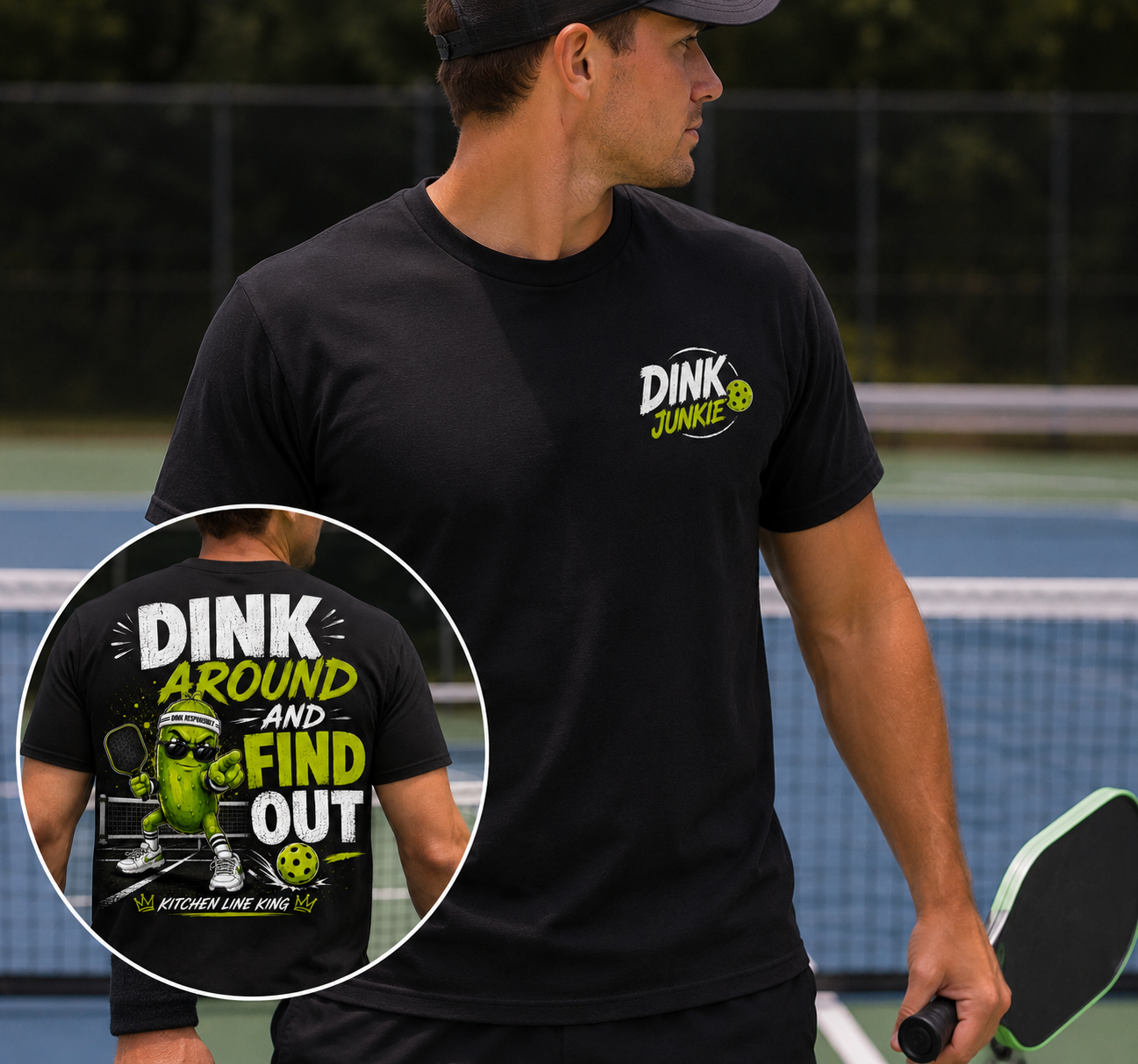 Dink Around and Find Out – Funny Pickleball T-Shirt | Dink Junkie™