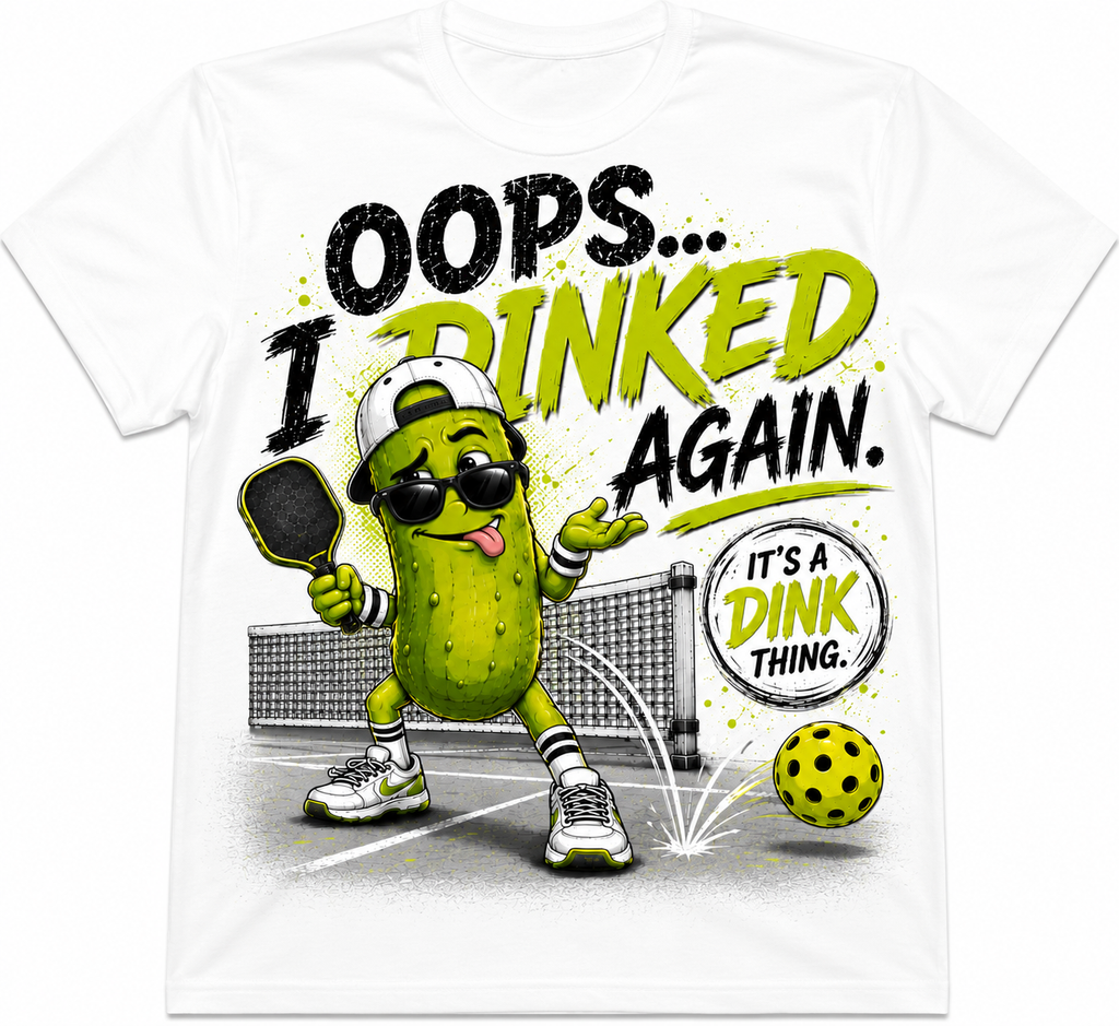 Oops... I Dinked Again™ | Funny Pickleball T-Shirt