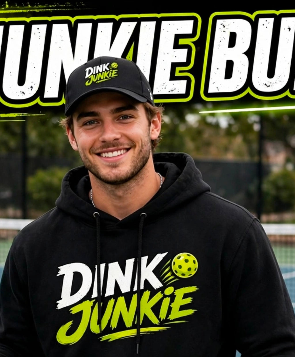 Dink Junkie Pickleball Baseball Cap