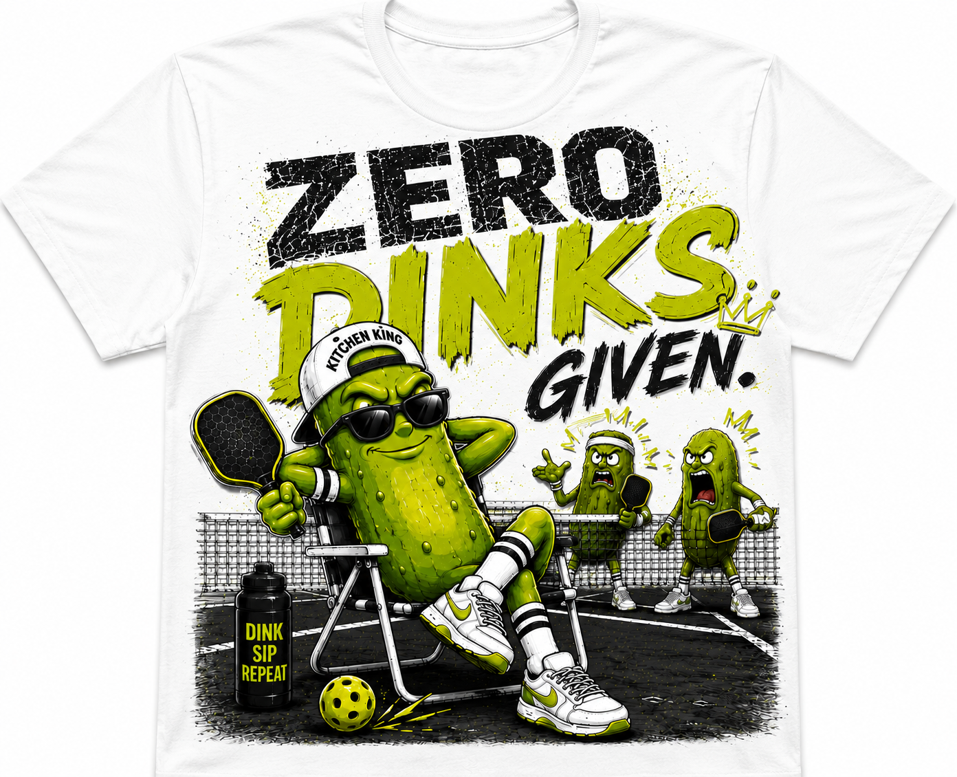 Zero Dinks Given™ Pickleball T-Shirt