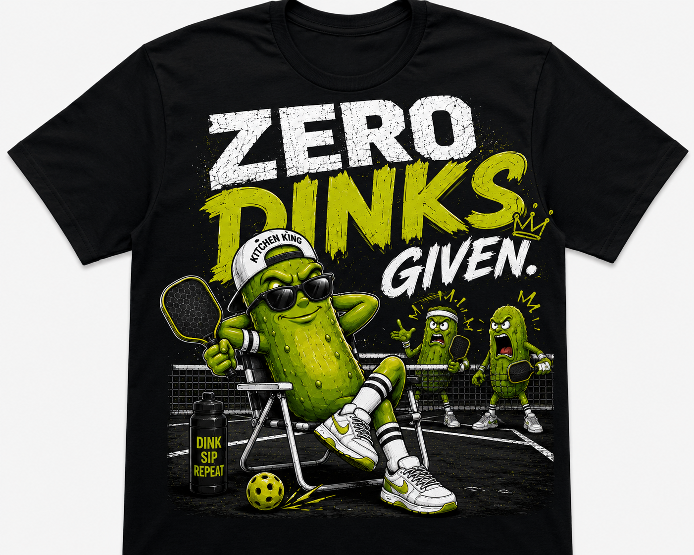 Zero Dinks Given™ Pickleball T-Shirt